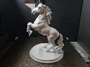 Rearing Horse Sculpture – 3D Printed Art Piece