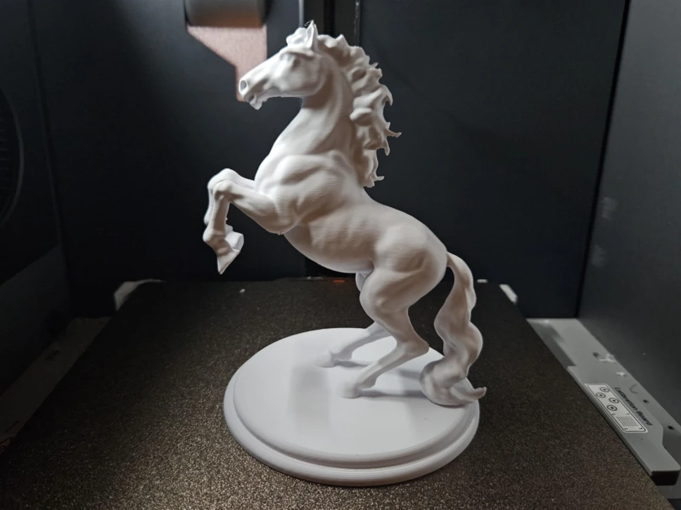 Rearing Horse Sculpture – 3D Printed Art Piece