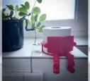 Sitting Toilet Paper Holder – 3D Printed Bathroom Decor